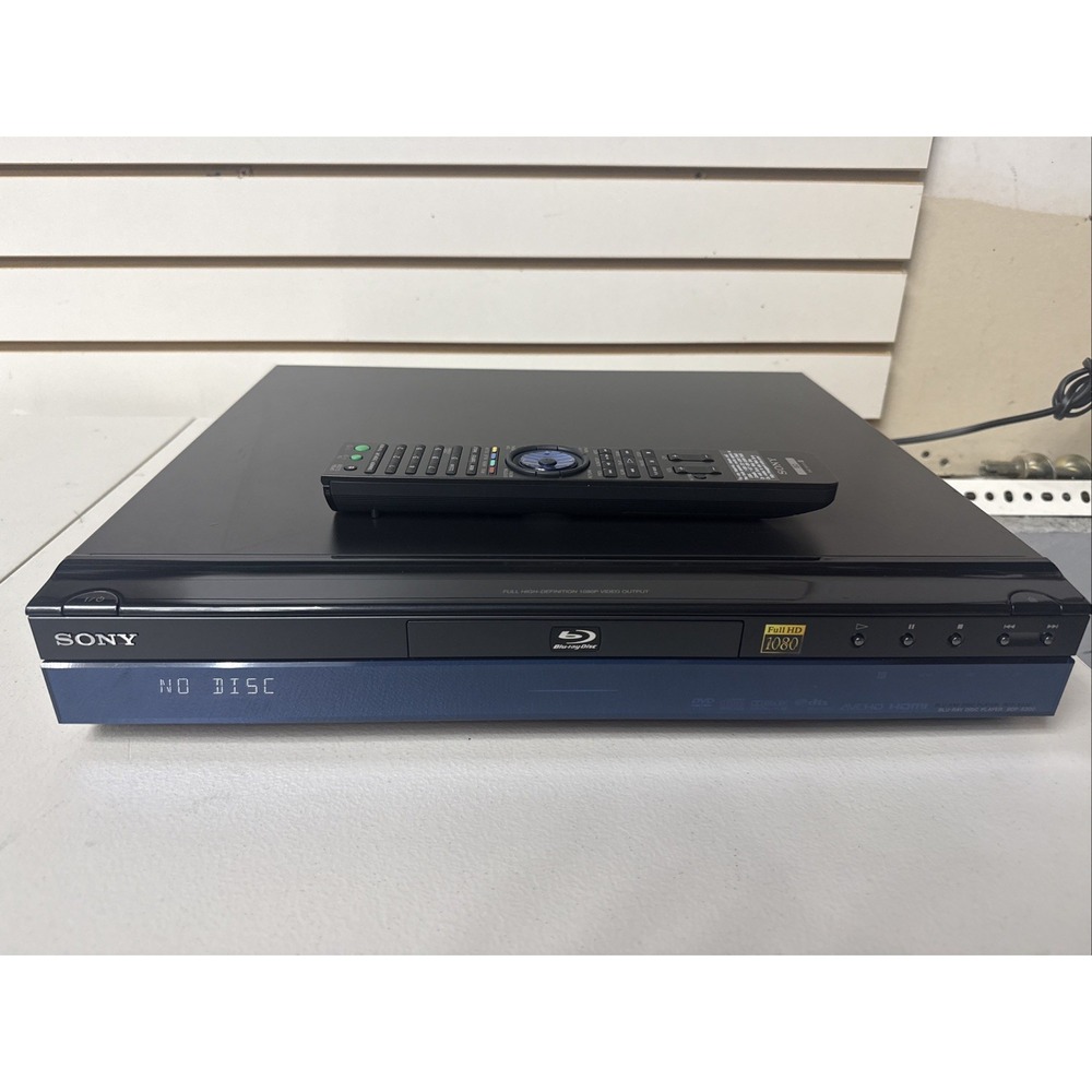 Sony BDP-S300 HD Blu-Ray Upscaling Player w/Remote Very Clean NICE Tested Works!